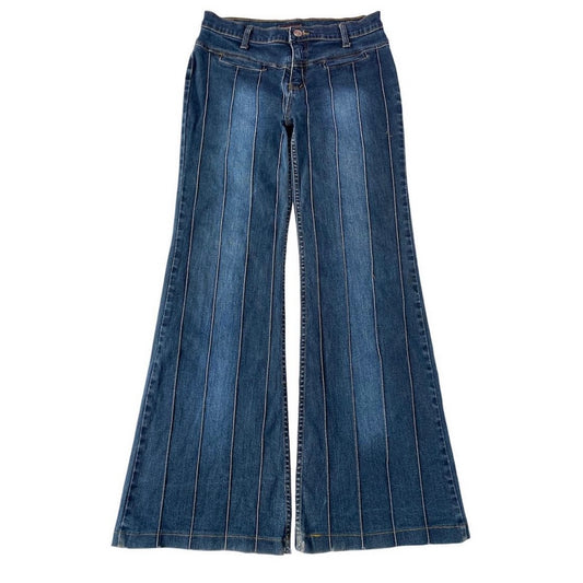 90s striped jeans