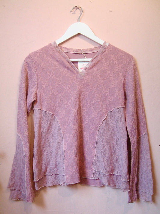 Dirty pink Lace Long Sleeve